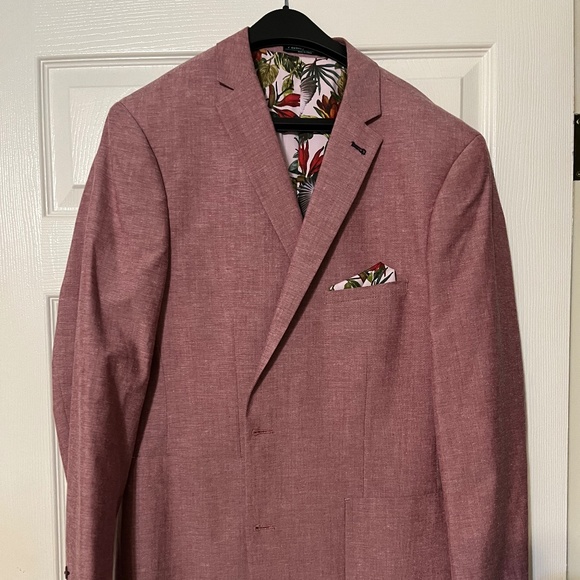 Light Pink Paisley Blazer